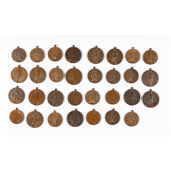 WWII AMERICAN VICTORY & DEFENSE MEDALS (31)