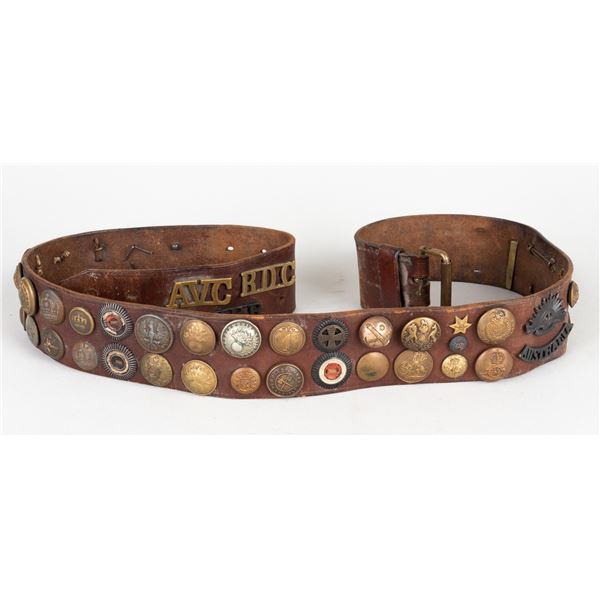 WWI GERMAN SOUVENIR HATE BELT