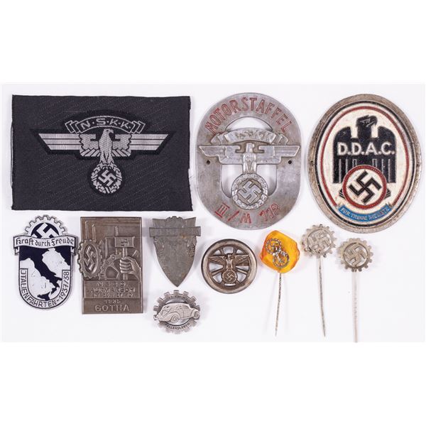 GERMAN WWII BADGES AND TINNIES (11)