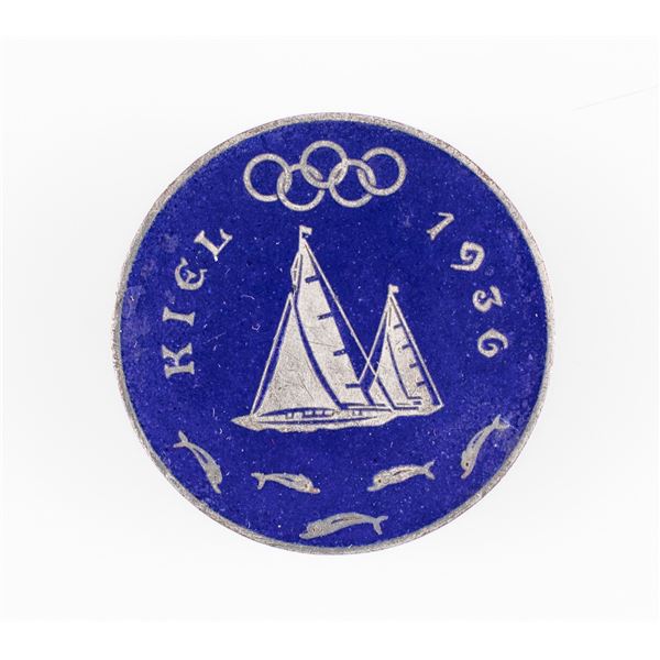 1936 SUMMER OLYMPICS KIEL BOATING PIN