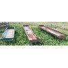 Image 1 : LOT OF 3 - TROUGH FEEDERS - 8 & 10 & 12 FOOT