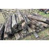 Image 1 : JOB LOT - RAILWAY TIES - APPROX 50 TOTAL