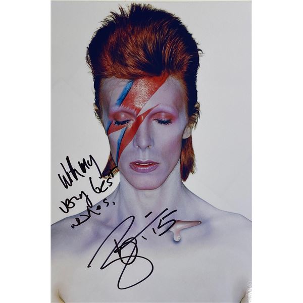 Autograph Signed David Bowie Photo