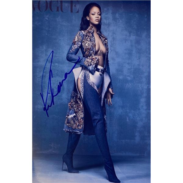 Autograph Signed Rihanna Photo