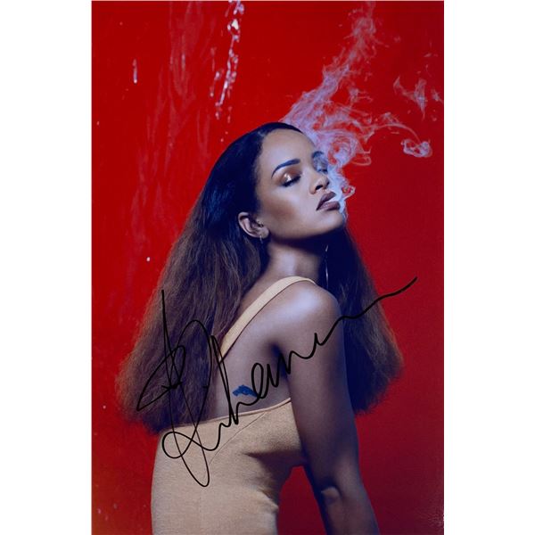 Autograph Signed Rihanna Photo