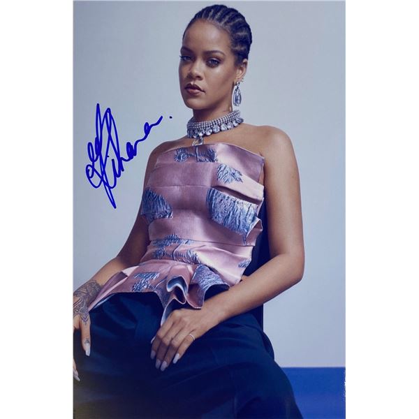 Autograph Signed Rihanna Photo