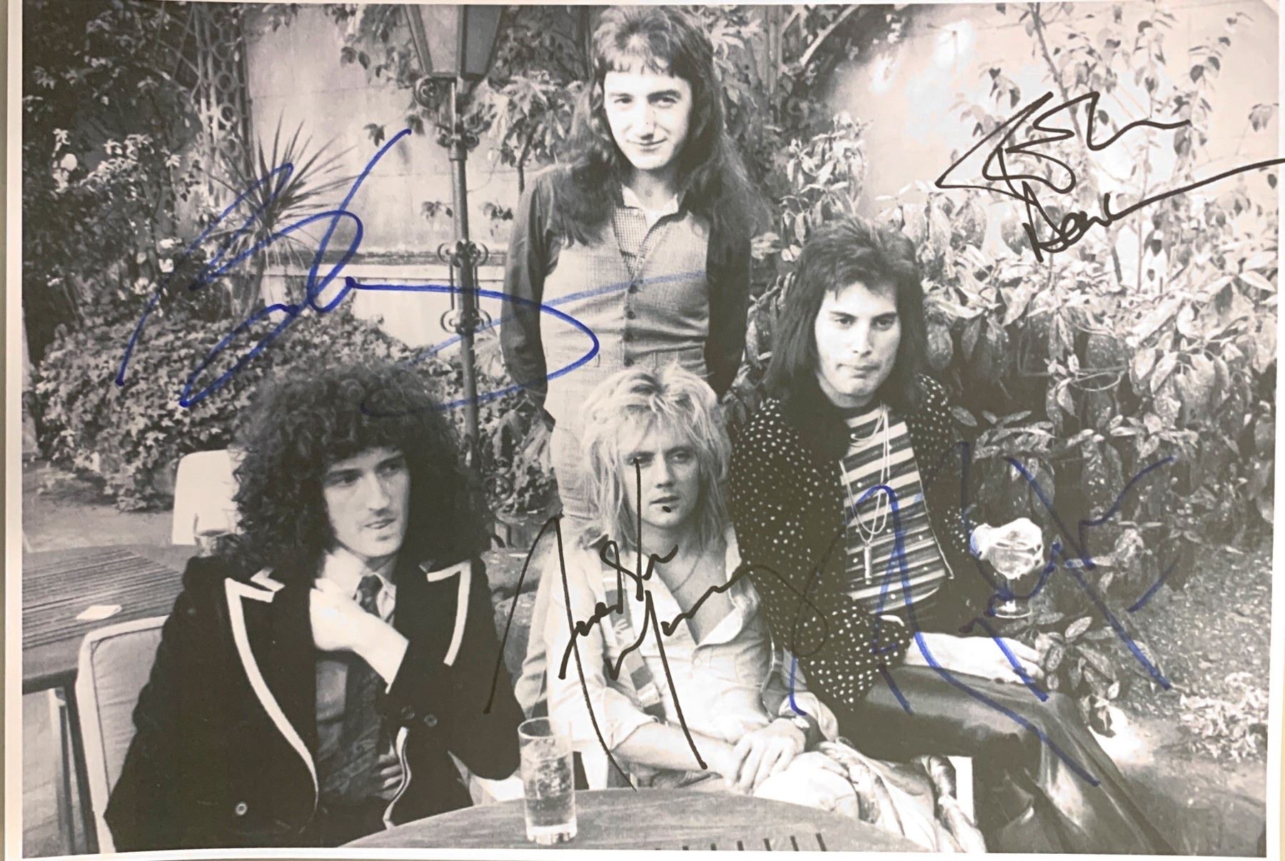 Autograph Signed QUEEN Photo