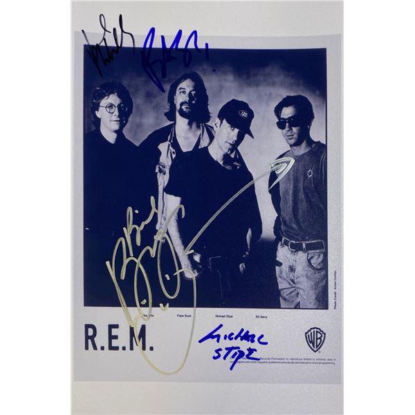 Autograph Signed REM Photo