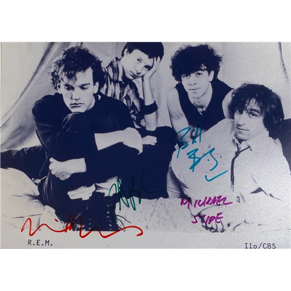 Autograph Signed REM Photo