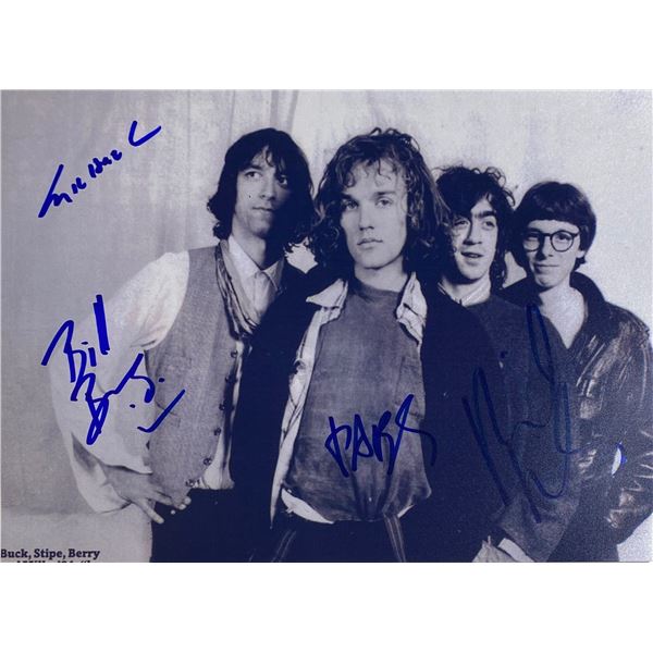 Autograph Signed REM Photo