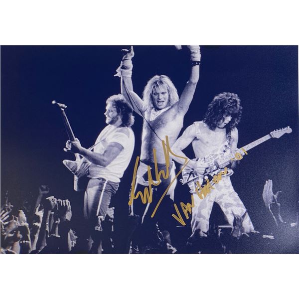 Autograph Signed Eddie Van Halen Photo