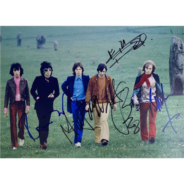 Autograph Signed Rolling Stone Photo