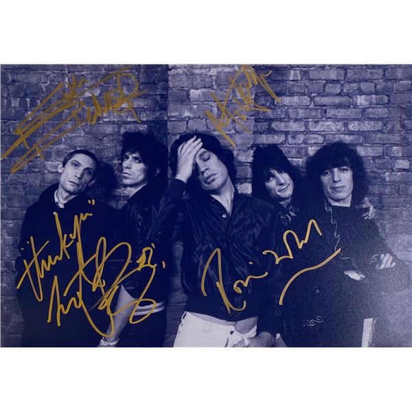 Autograph Signed Rolling Stone Photo