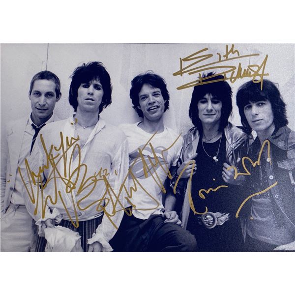 Autograph Signed Rolling Stone Photo