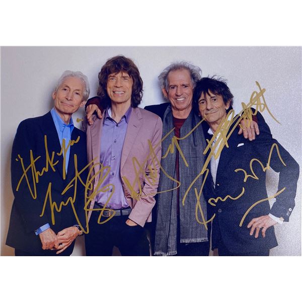 Autograph Signed Rolling Stone Photo