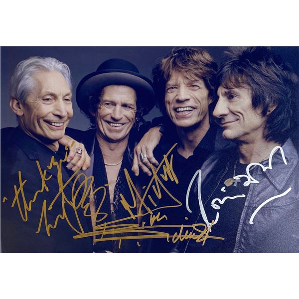 Autograph Signed Rolling Stone Photo