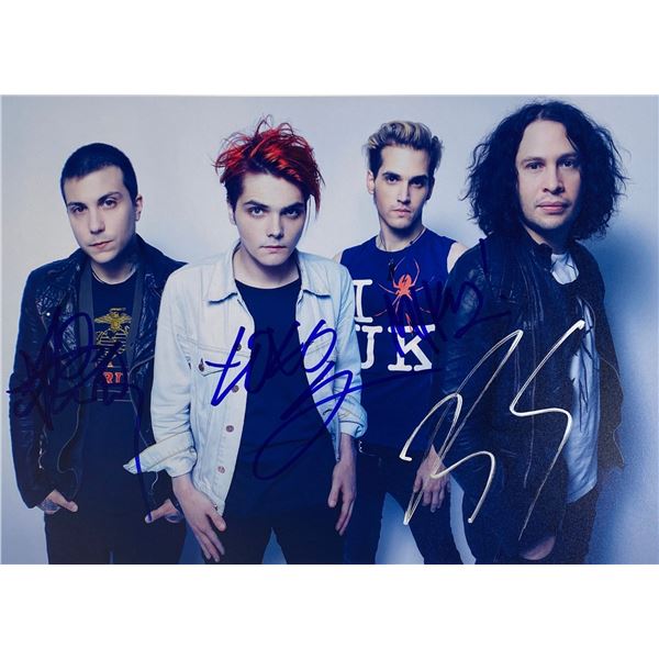 Autograph Signed My Chemical Romance Photo