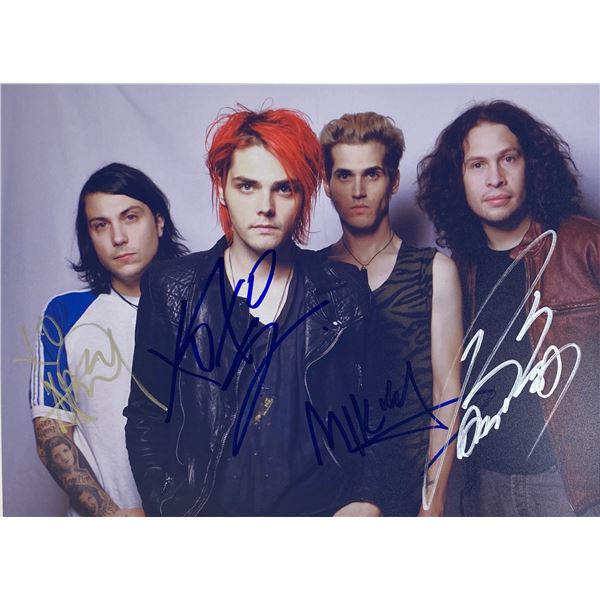 Autograph Signed My Chemical Romance Photo