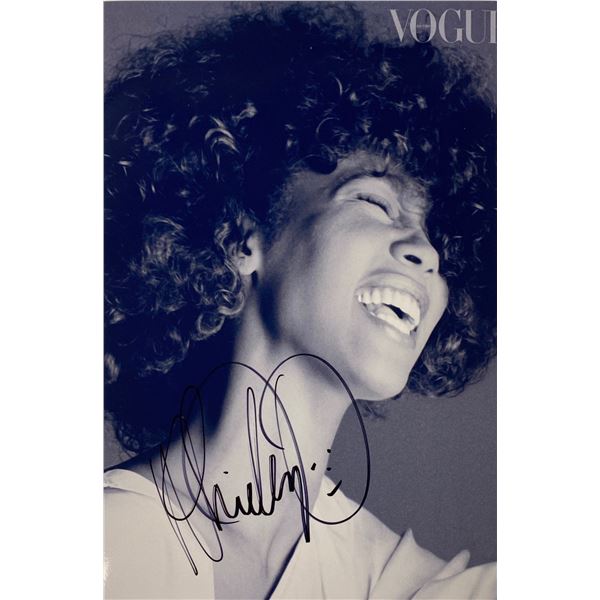 Autograph Whitney Houston Photo