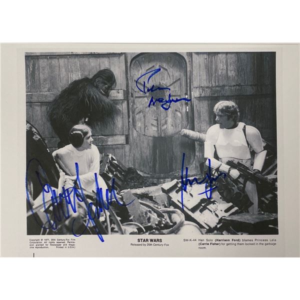 Autograph Star Wars Photo Card