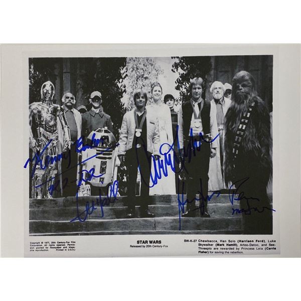 Autograph Star Wars Photo Card