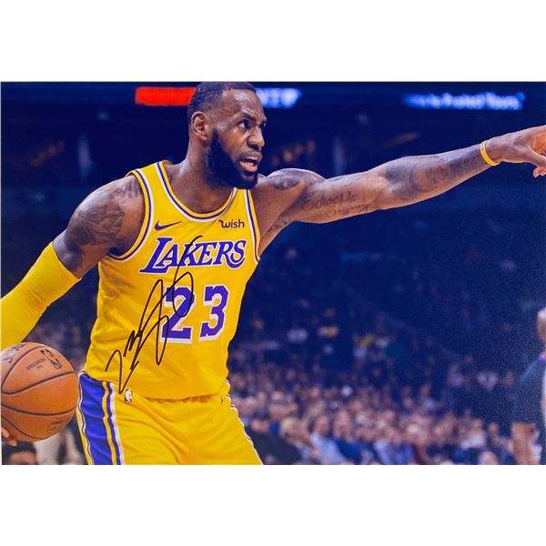 Autograph Signed LeBorn James  Photo