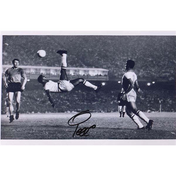 Football Pele Autographed  Autograph Signed