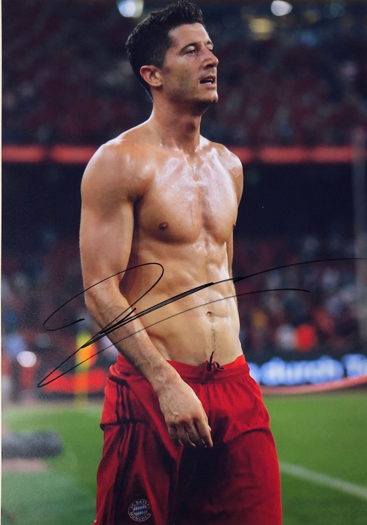 Football Robert Lewandowski Autographed Autograph Signed