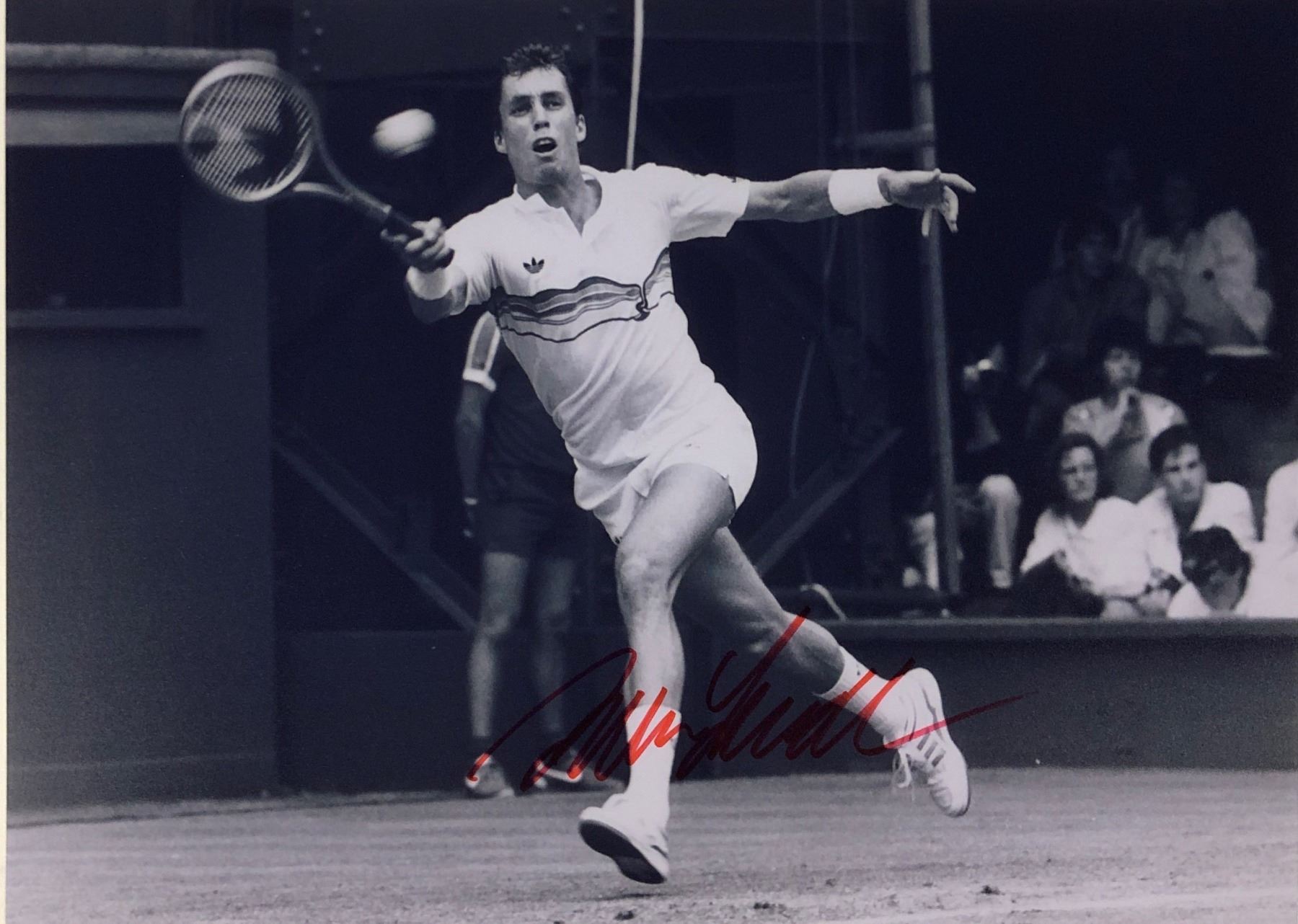 Carte de recrue sportive autographiée par Ivan Lendl en 1979, BAS Carte de recrue sportive autographiée par Ivan Lendl en 1979, BAS