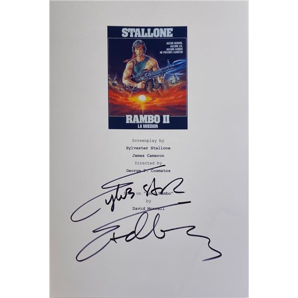 Autograph Rambo 2 Script Cover