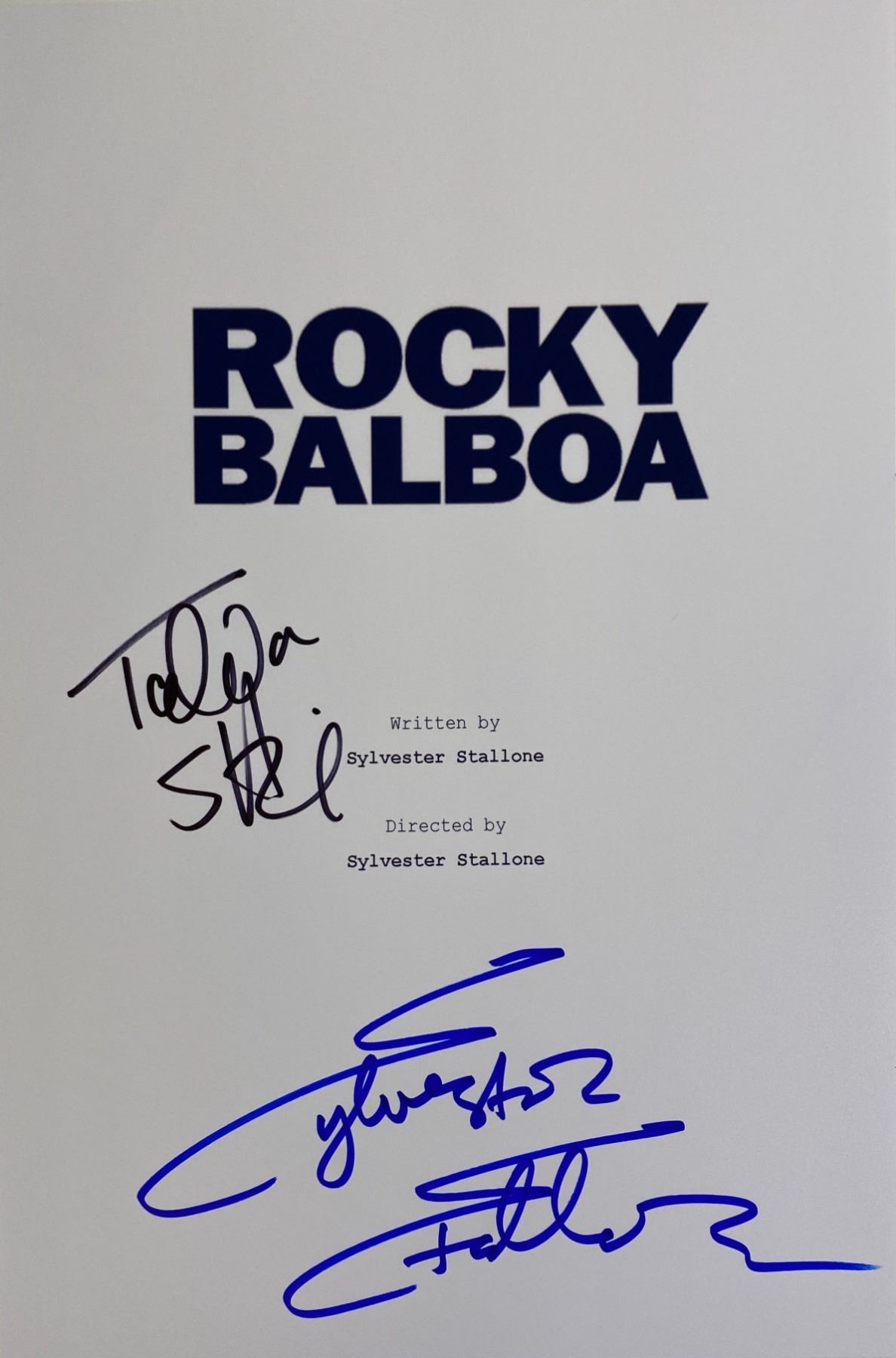 Rocky Script Autograph Rocky Script CoverB684