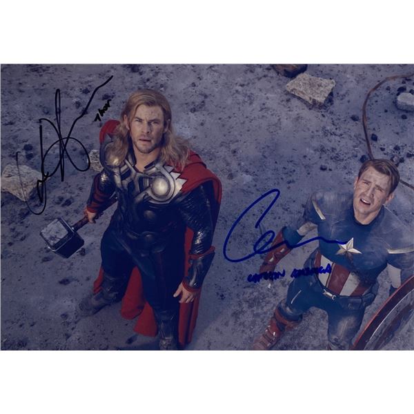 Autograph Signed Avengers Photo