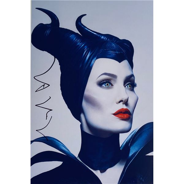 Autograph Signed Maleficent Photo
