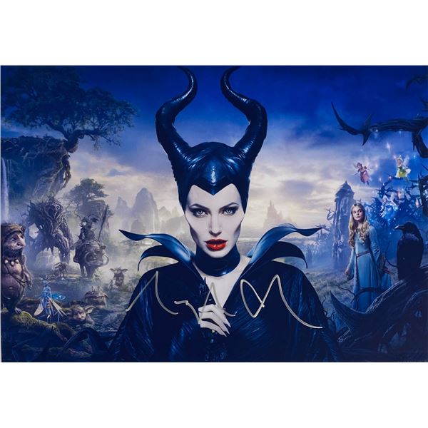 Autograph Signed Maleficent Photo