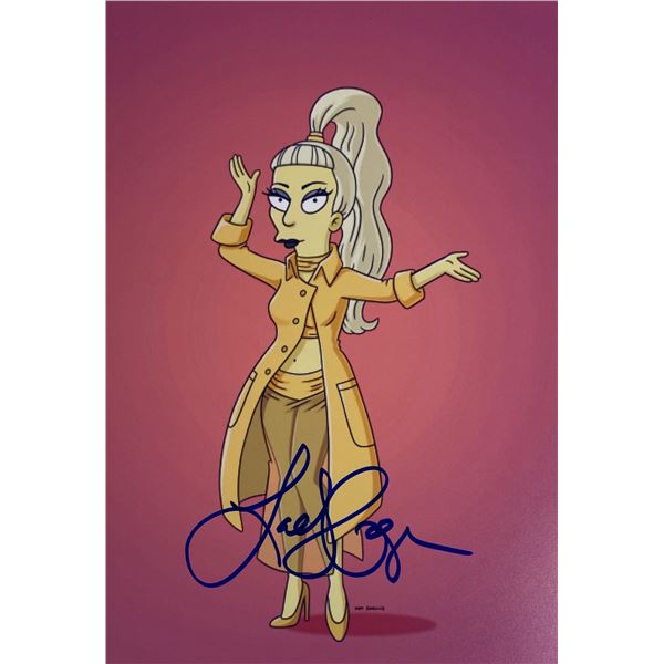 Autograph Signed Lady Gaga Photo