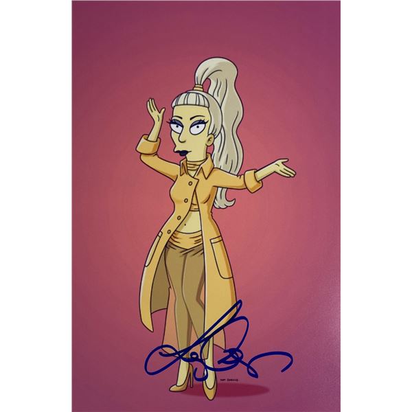 Autograph Signed Lady Gaga Photo