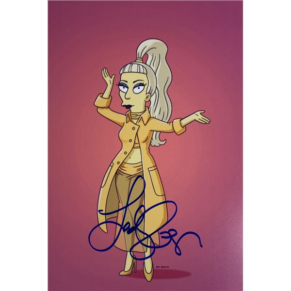 Autograph Signed Lady Gaga Photo