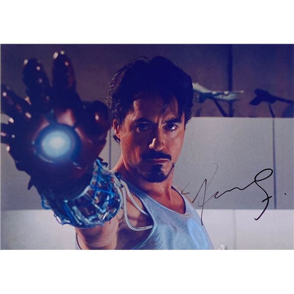 Autograph Signed Iron Man Photo