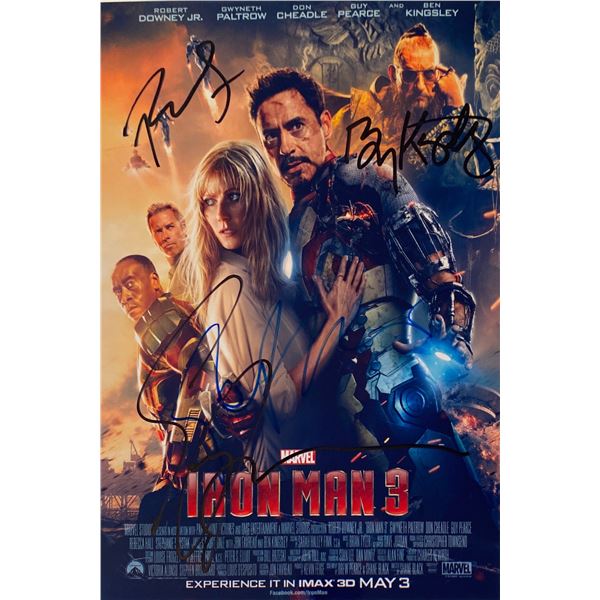 Autograph Signed Iron Man Photo