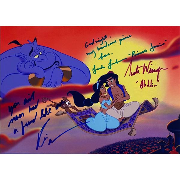 Autograph Signed Aladdin Photo