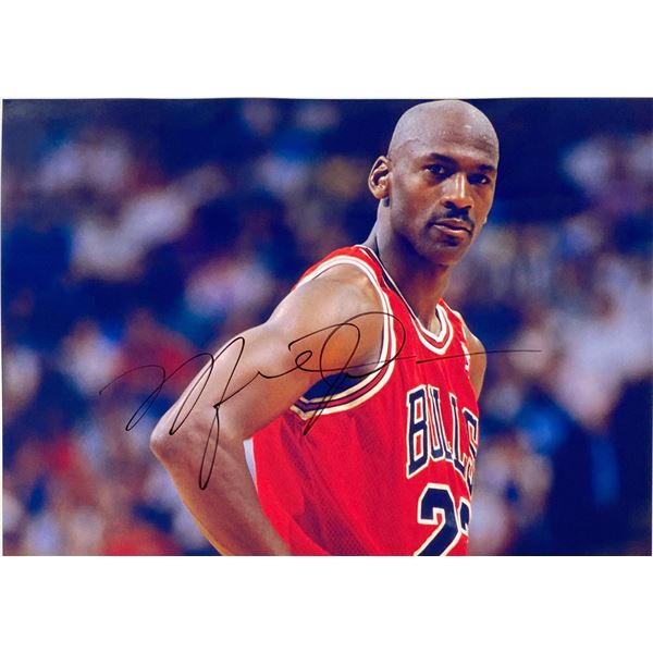 Autograph Signed Michael Jordan Photo
