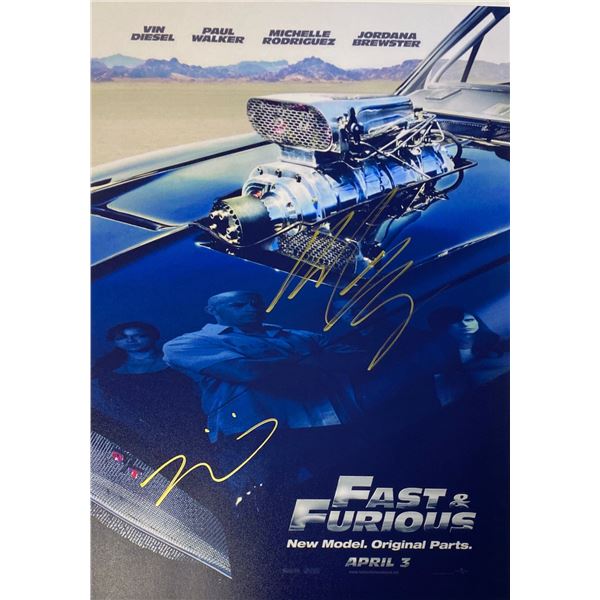 Signed Fast & Futious Photo