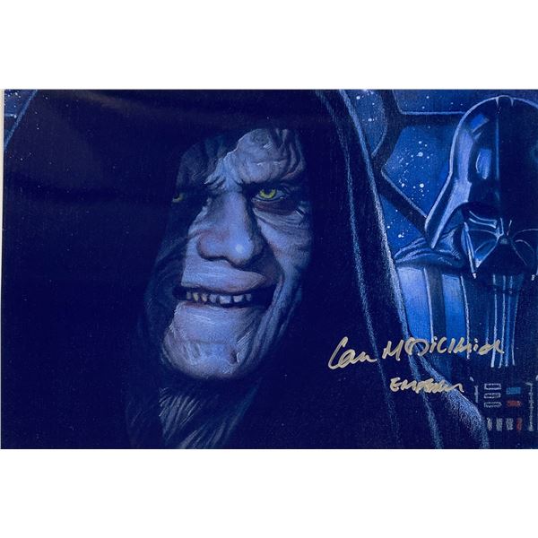 Autograph Signed Star Wars Ian McDiarmid Photo