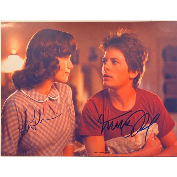 Autograph Signed Back to the Future Photo