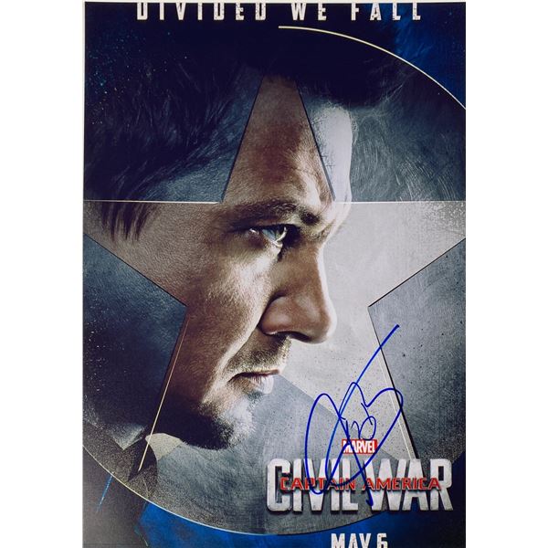 Signed Avengers Civil War Photo