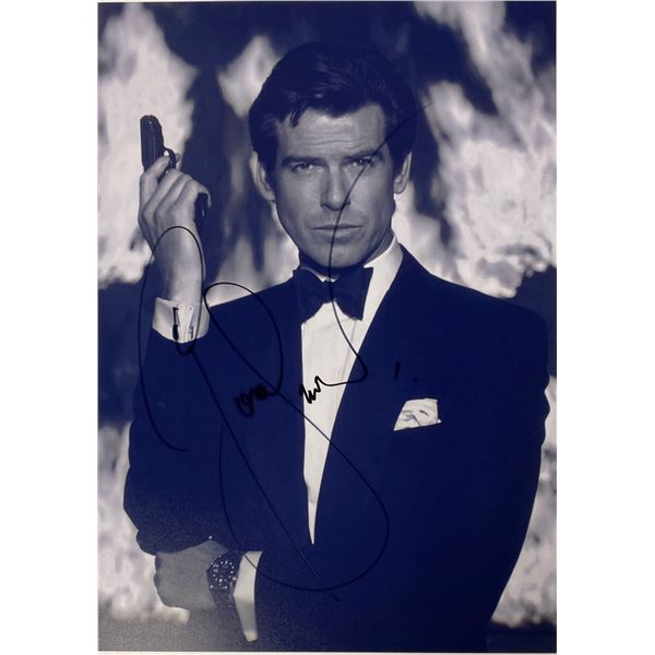 Signed James Bond Pierce Brosnan Photo