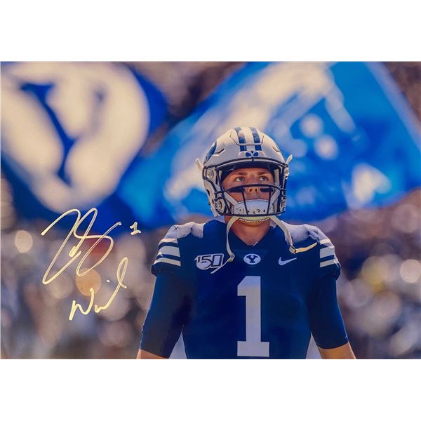 Autograph Signed Zach Wilson Photo
