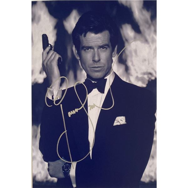 Autograph Signed James Bond 007 Pierce Brosnan Photo