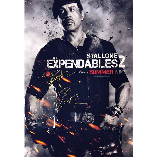 Expendables 2 Sylvester Stallone Signed Photo