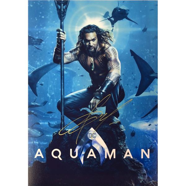 Aquaman Jason Momoa Signed Photo